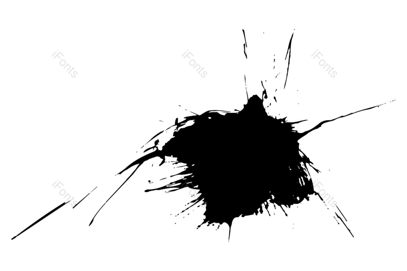 水墨图片,油画笔触元素,墨迹PNG,墨水免抠素材